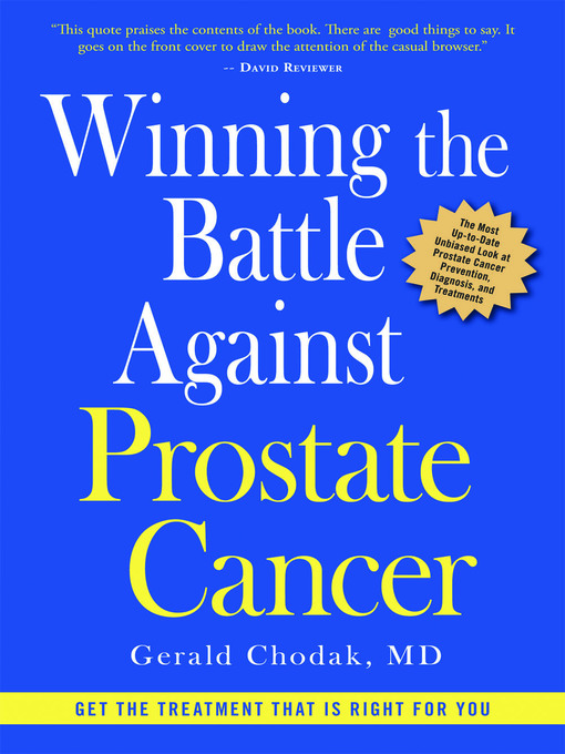 Title details for Winning the Battle Against Prostate Cancer by Gerald Chodak - Available